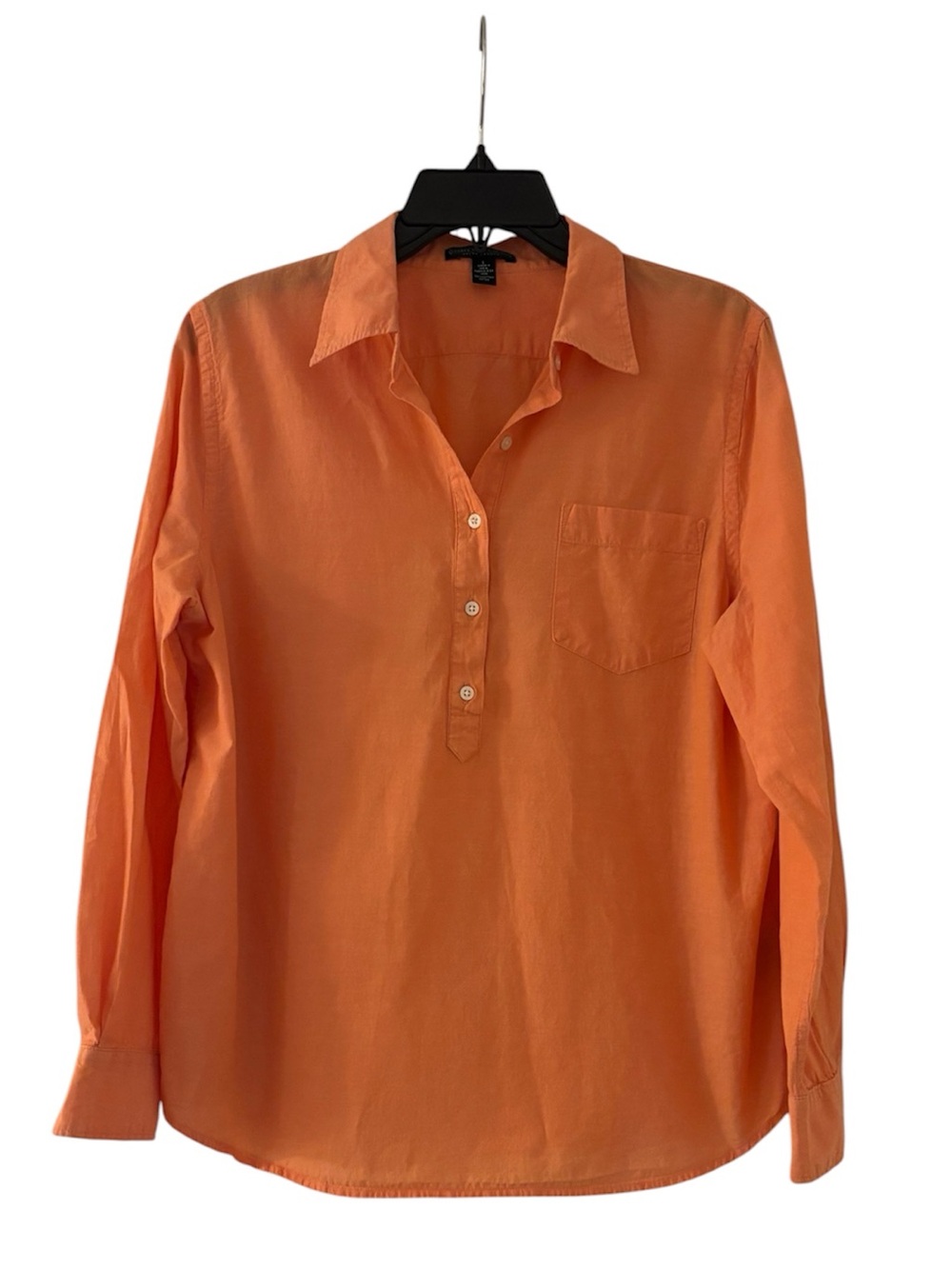 LAUREN JEANS COMPANY RALPH LAUREN Orange Button Up Shirt